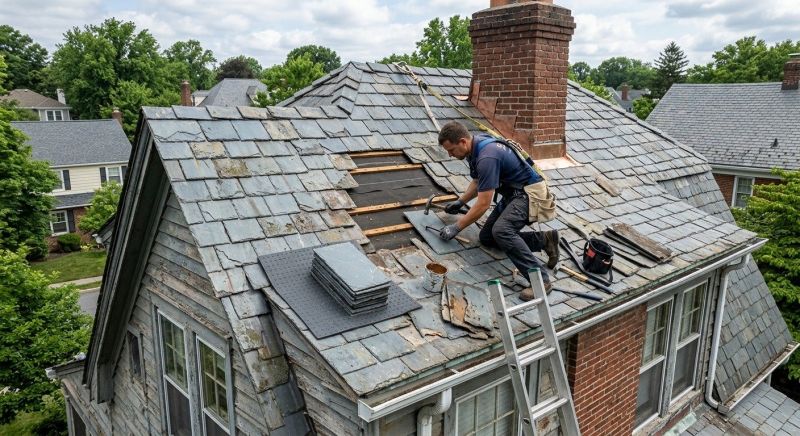 Slate Shingles Repair in Sparrows Point, MD