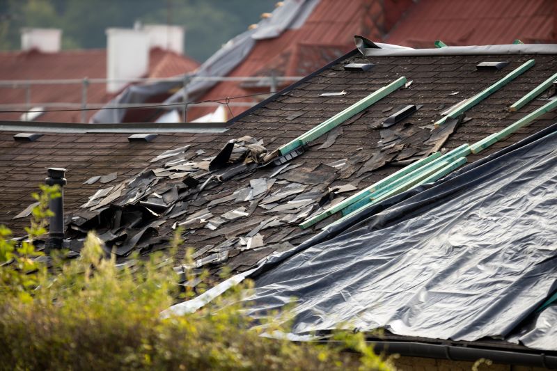 Storm Damage Roof Tarping in Sykesville, MD