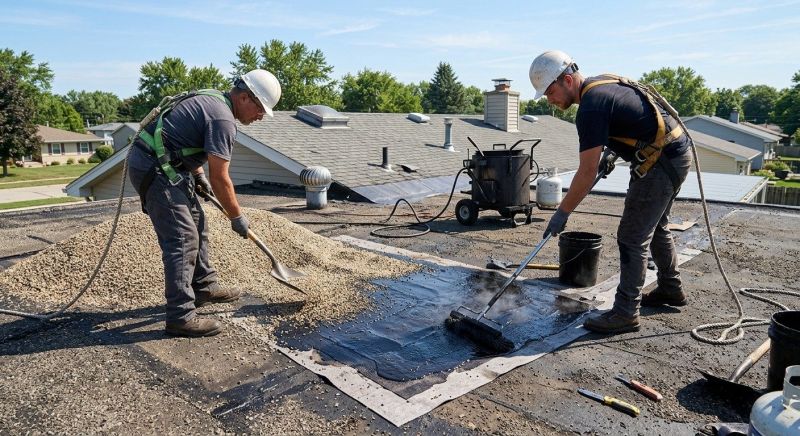 Tar And Gravel Roof Repair in Beltsville, MD
