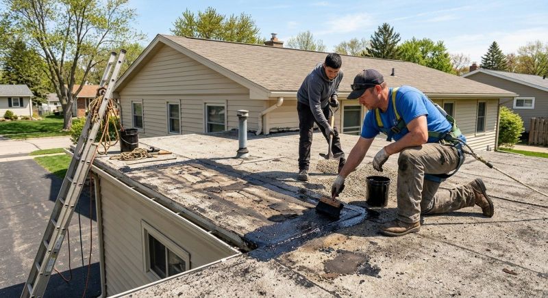 Tar And Gravel Roof Repair in Clarksburg, MD
