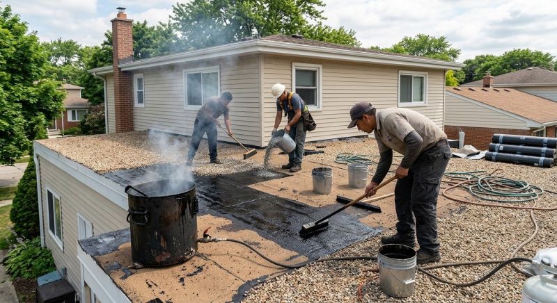 Tar And Gravel Roof Repair in Gwynn Oak, MD