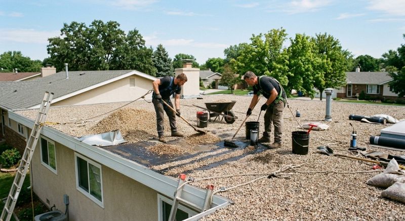 Tar And Gravel Roof Repair in Pikesville, MD