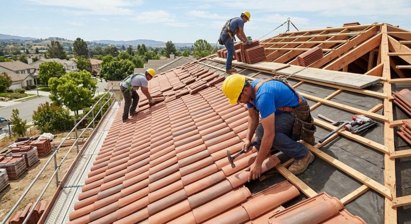 Tile Roof Installation in Highland, MD