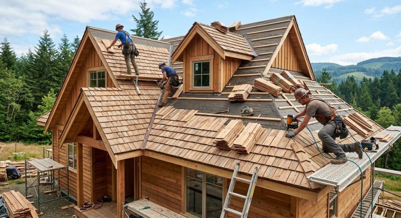 Wood Roofing Installation in Brookeville, MD