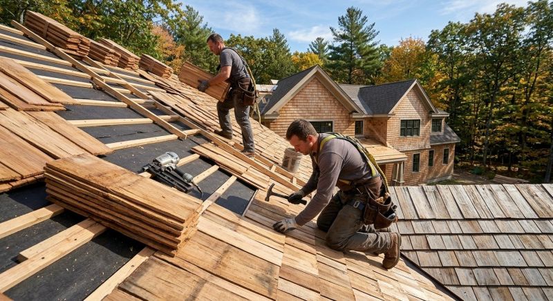 Wood Roofing Installation in Highland, MD