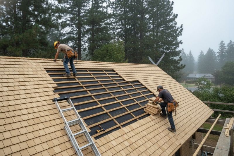 Wood Shake Roof Repair in Mount Airy, MD