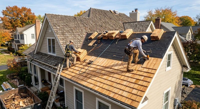 Wood Shake Roof Replacement in Germantown, MD