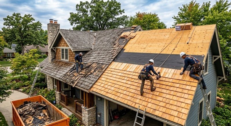 Wood Shake Roof Replacement in Greenbelt, MD