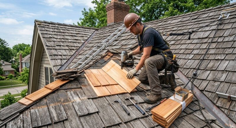 Wood Shingles Repair in Burtonsville, MD